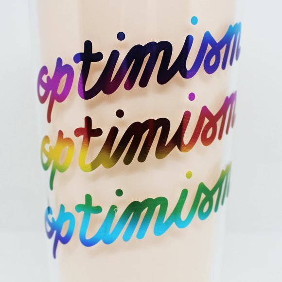 NWT Ban.do sip sip tumbler with straw- OPTIMISM - Picture 3 of 6